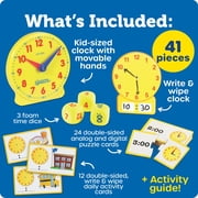 Learning Resources Time Activity Set, Teaching Time Activity, Ages 5+