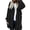 Black, variant on Joernso Winter Women Hooded Coat Long Sleeve Faux Fur Jacket for Daily Wear