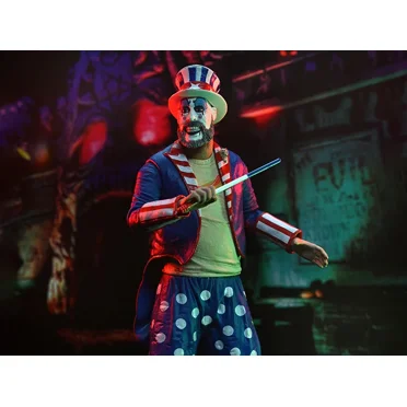 NECA House of 1000 Corpses 20th Anniversary Captain Spaulding (Tailcoat) 7-Inch Action Figure