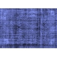 thumbnail image 1 of Ahgly Company Machine Washable Indoor Rectangle Abstract Blue Modern Area Rugs, 3' x 5', 1 of 4