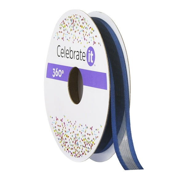 18 Pack: 3/8" x 10yd. Sheer Ribbon by Celebrate It 360°