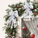thumbnail image 1 of Seyotauo Crafts Fluff Bowknot Christmas Decorations-Handmade 13x10 Inch Nylon Spandex Bow Ornament & Gauze Ribbon, Christmas Tree Ornaments & Wrapping Decor for Indoor Outdoor Christmas Holiday Decor, 1 of 6