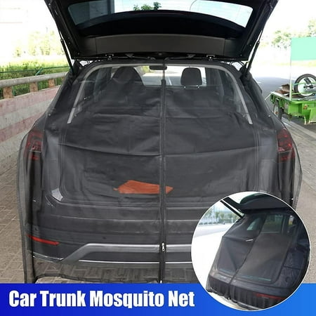 Car Tailgate Mosquito Net, Sunshade Screen Magnetic Mount Anti