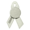 thumbnail image 3 of PinMart's Black Awareness Ribbon Mourning Melanoma Gang Prevention Magnetic Pin, 3 of 3