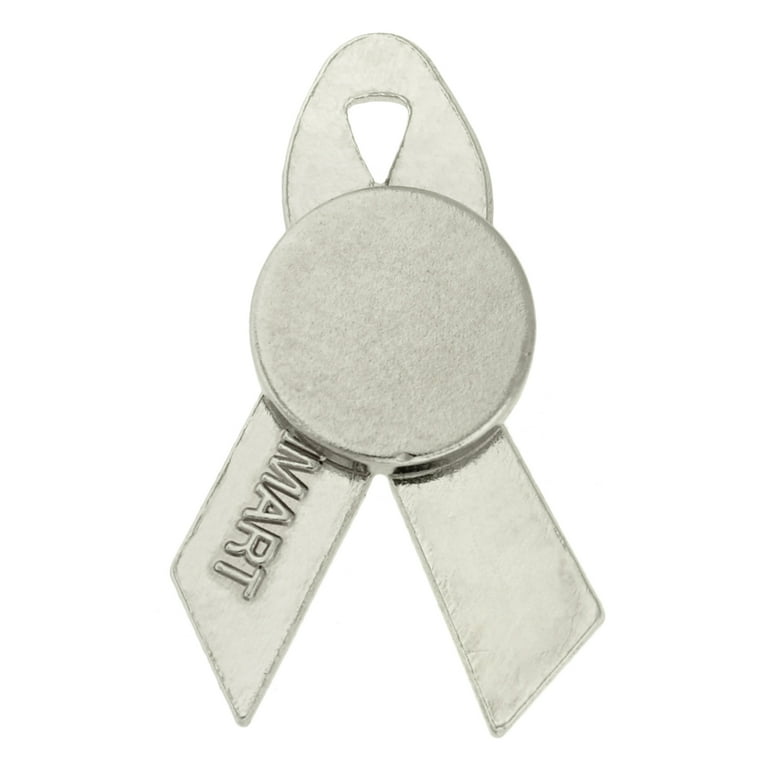 Black Awareness Ribbon Pin V1 9/11,mourning, Remembrance, Melanoma