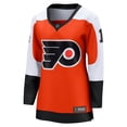 thumbnail image 2 of Women's Fanatics Sean Couturier Orange Philadelphia Flyers Home Breakaway Player Jersey, 2 of 3