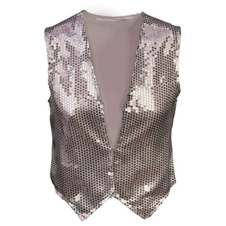 Forum Novelties Sequin Vest-Adult, Silver | Walmart Canada