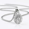 thumbnail image 6 of APSVO Silver Saint St Jude Necklaces for Men Boys Stainless Steel Medal Pendant Chain Christian Religious Catholic Birthday First Communion Graduation Fathers Day Jewelry Gifts Teen Him Dad Kids, 6 of 6