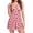 Pink_Black Heart Print, variant on Avidlove Women Sexy Sleepwear Lace Chemise Lingerie V Neck Nightgown Full Slip Nighties Spaghetti Strap Nightwear