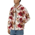 thumbnail image 3 of Naloa Lilies Flowers Men’s Hoodies, Zip up Hoodie, Sweatshirts,Hoodies for Men Sizes S-3XL-X-Large, 3 of 5