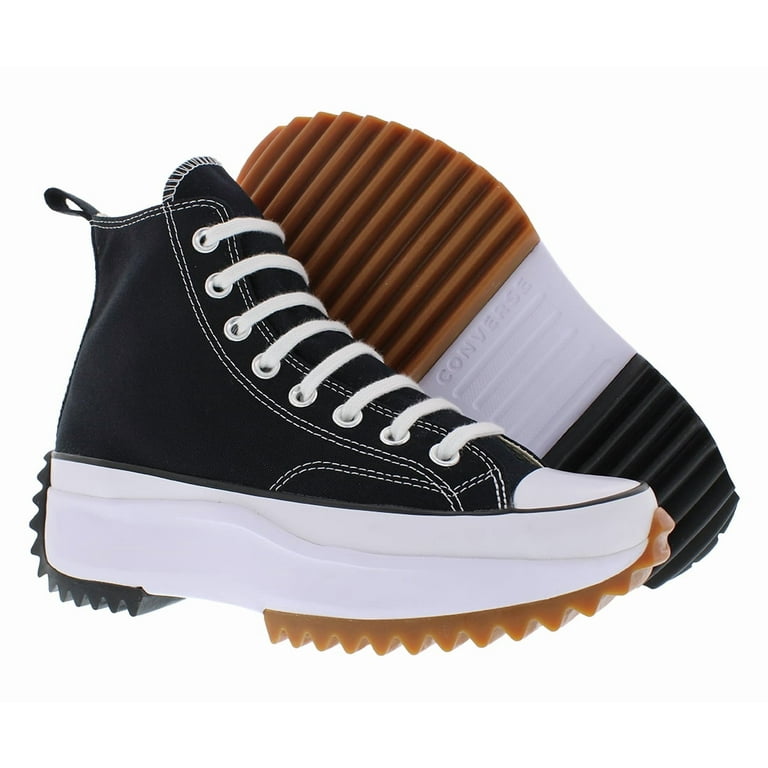 Converse Run Star Hike High Top Menâ€™s Sneakers, Black White Gum