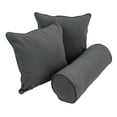 thumbnail image 2 of Blazing Needles Set of 3 - 18 in. Solid Pillows with Bolster Package, 2 of 5