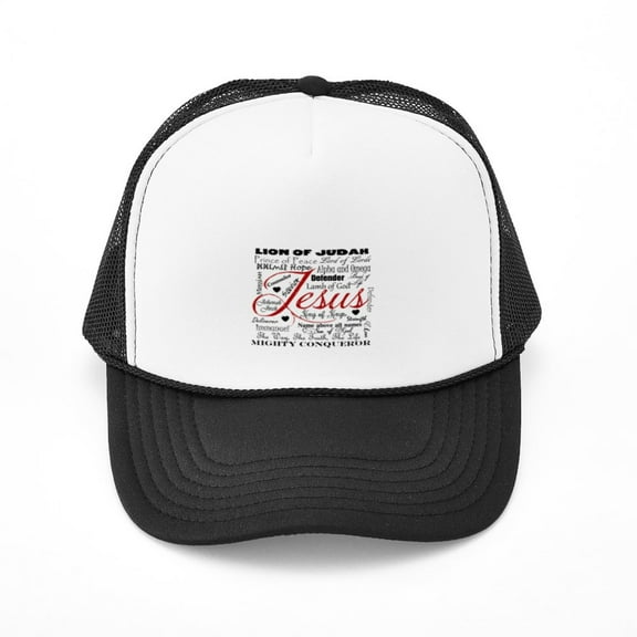 CafePress - The Name Of Jesus - Adjustable Unisex Printed Trucker Hat with Mesh Back