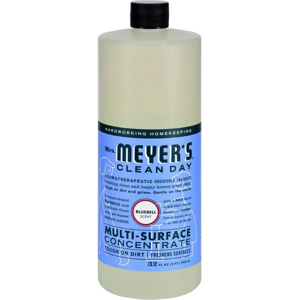 6 Pack Mrs Meyers Clean Day MultiSurface Concentrate, Bluebell Scent