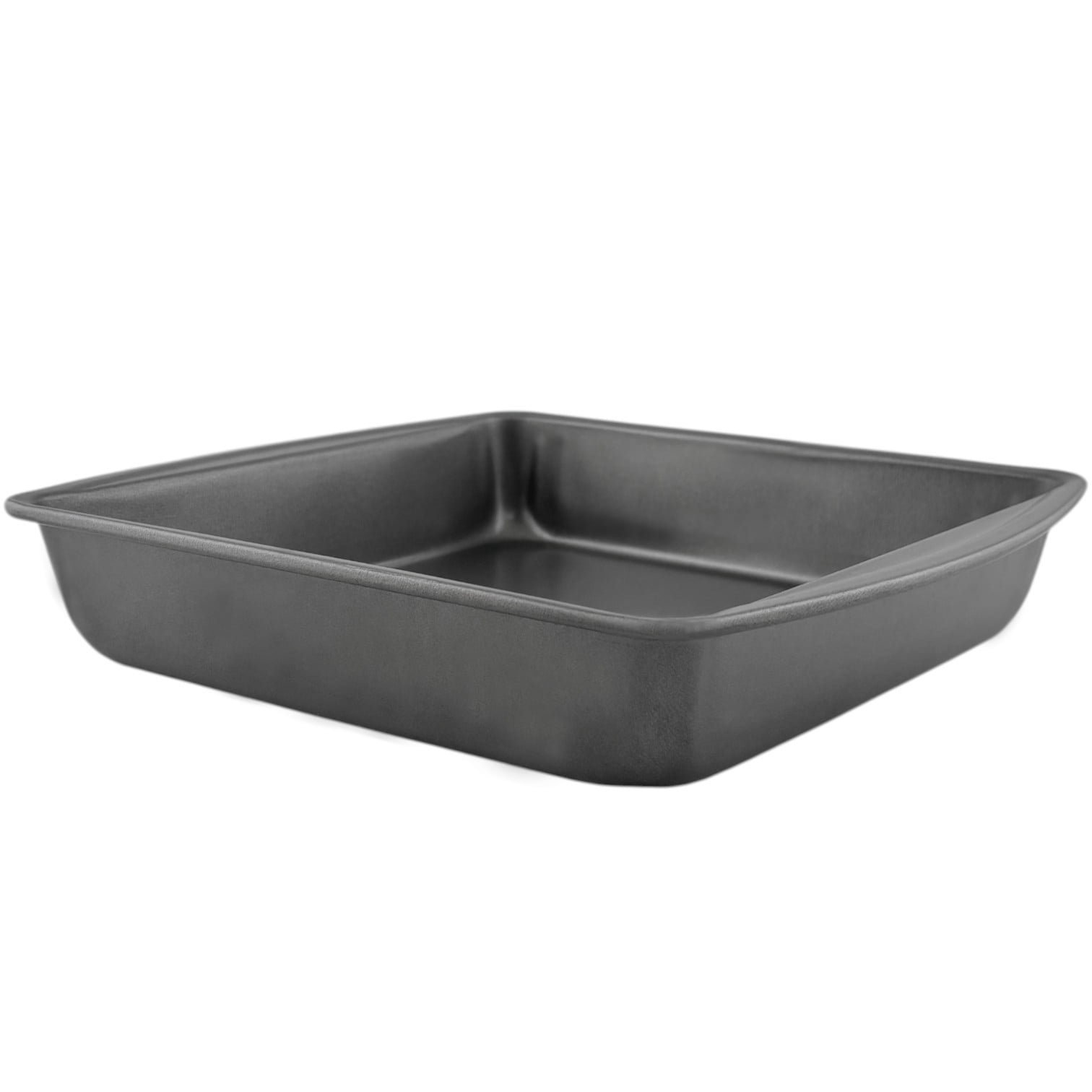 Mainstays 9" x 9" x 2" Nonstick Square Cake Pan, Gray