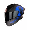 thumbnail image 2 of Casco Para Moto Kov Buster Vegeta Dragon Ball Z Negro Azul, 2 of 5