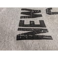 thumbnail image 2 of New York City Hoodie Men's Shirt Gray Distressed Screen-Printed Sweatshirt Heather Gray, Small, 2 of 2