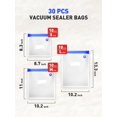 thumbnail image 2 of Bolsas reutilizables para sellado al vacío ZABINS, 30 piezas, herméticas, 2 of 6