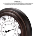 thumbnail image 3 of Thermometer Hygrometer Decorative Hanging Antique Large Indoor Outdoor Temperature Tools Monitor Wall Instrument Tools for Room, 3 of 9