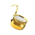 thumbnail image 2 of Rotating Tea Strainer Teaware Fine Mesh Portable for with Handle Party kitchen golden, 2 of 9