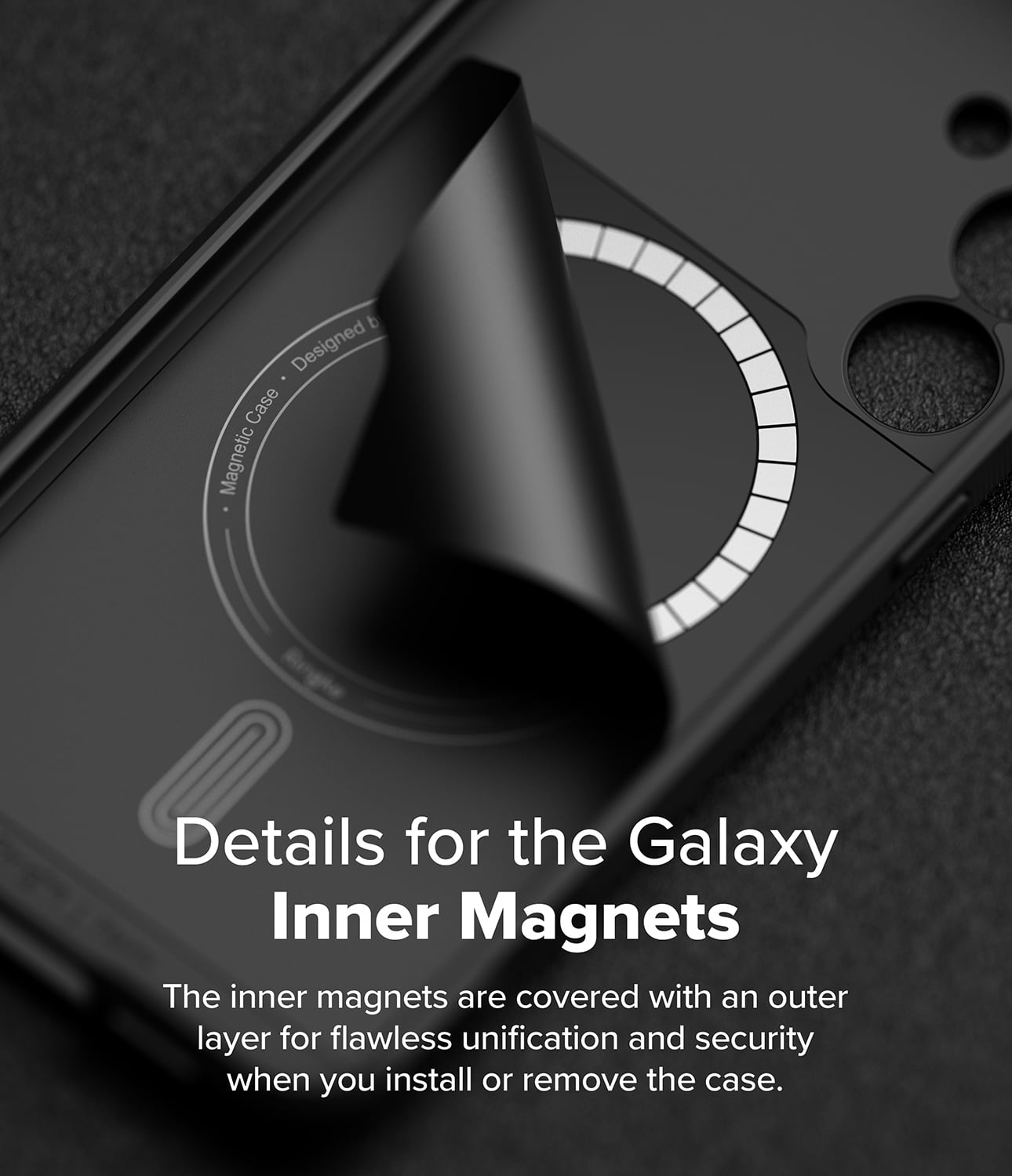 Ringke Onyx Magnetic for Samsung Galaxy S24 FE Case, Flexible Durable Firm Grip Phone Cover Compatible with Magnetic Charger - Black
