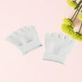 thumbnail image 6 of Masteelf Gel and Cotton Toe Socks for Women White Anti Slip Bottom Half Foot Cover for Size, 6 of 8
