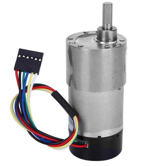 JGB37-3530GB Motor CC de alta velocidad 24v Mini motor de reducción de velocidad con codificador y cubierta