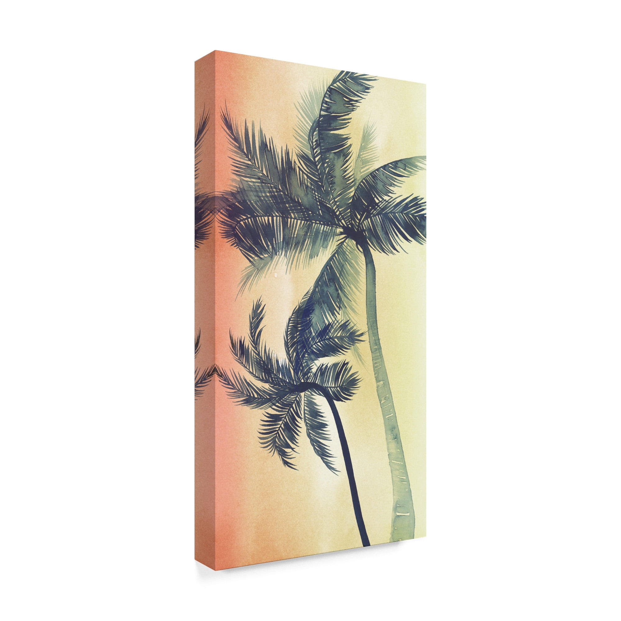 Trademark Fine Art 'Vintage Palms I' Canvas Art by Grace Popp