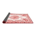 thumbnail image 2 of Ahgly Company Indoor Round Medallion Red Traditional Area Rugs, 5' Round, 2 of 4