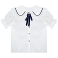 thumbnail image 3 of iixpin Girls' School Uniform Pleated Skirt Set Classic Japanese Anime School Girls Sailor Dress Shirts Student Suit Black 15-16, 3 of 7