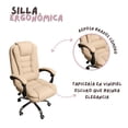 thumbnail image 4 of Silla de Oficina Master Ergonómica Giratoria Ajustable Acolchada Beige, 4 of 5