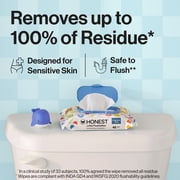 The Honest Company Little Flushables Plant-Based Wipes, 126 Count, Hypoallergenic, Safe to Flush