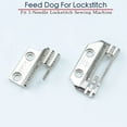 thumbnail image 2 of 12481 /149057 Metal Feed Dog For Industrial Single Needle Lockstitch Sewing Machine Parts Accessories JUKI DDL-8500 5550 8700, 2 of 7