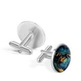 thumbnail image 3 of Starry Dinosaur Elegant Stainless Steel Shirt Clip Cufflink Set for Formal Attire - for Business Meetings and Special Occasions, 3 of 6