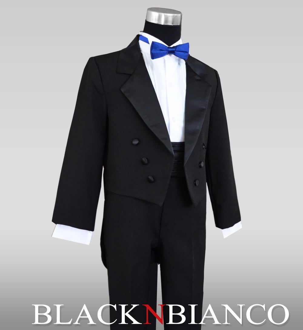 Baby Toddler Kid Teen BOY WEDDING FORMAL PARTY Tail TUXEDO SUIT S-XL 2T-4T 5-20 
