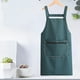 thumbnail image 4 of Delantal de cocina para adultos para cocinar y hornear | Delantal de poliéster impermeable y resistente al aceite con bolsillo para el teléfono, 4 of 6