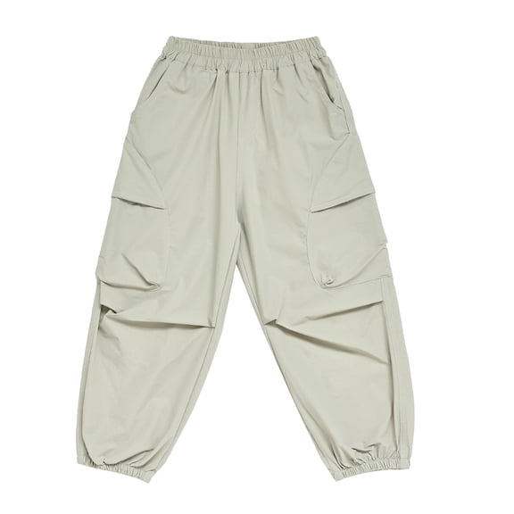 NIPAXO Boys Cargo Pants, Jogger pants with Multi Pockets, 4-5Y