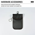 thumbnail image 4 of 2-Pack RFID Signal Blocking Key Fob Protector Pouch with Anti-Theft Hook and Dual Pockets for Car Security, 4 of 9