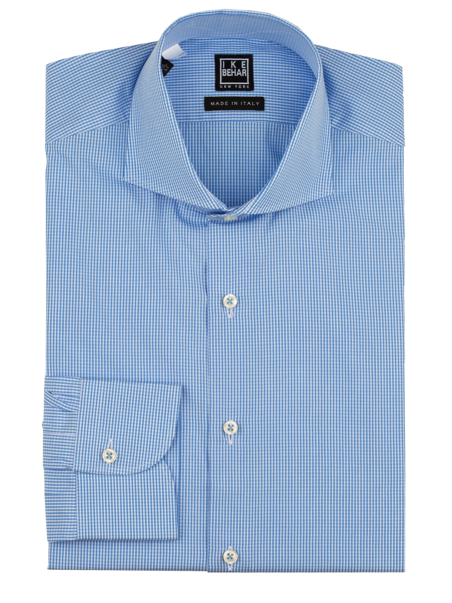 Ike Behar Black Label Gingham Grahic 