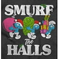 thumbnail image 2 of Smurf the Halls Christmas Presents Sweatshirt for Men or Women Brisco Brands S, 2 of 6