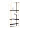 thumbnail image 3 of Sunpan Dalton 35.5" Modern Wood Bookcase in Antique Brass/Black, 3 of 7
