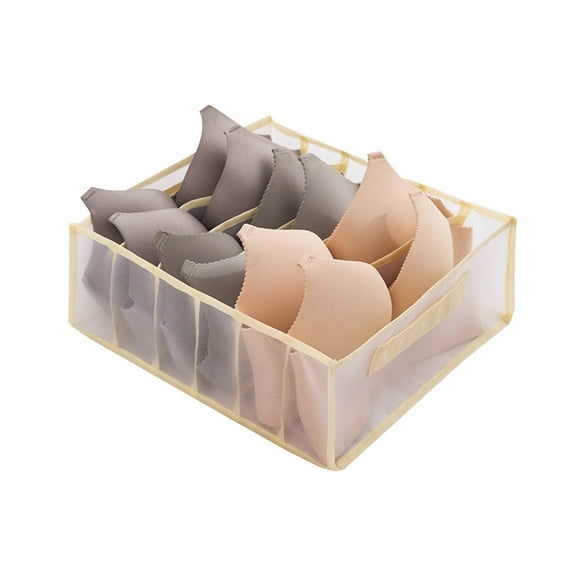 Clearance Underwear Organizer & Storage Box – Large Capacity for Panties, Bras & Delicates | Clear View Mesh | Stackable Drawers | Perfect for Closet/Dresser