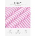 thumbnail image 3 of PRETTYGARDEN Striped Wide Leg Pants Women Loungewear with Pocket Baggy Palazzo with Drawstring, Regular Elastic Waist Bottom, Casual Outfits for School, Beach Vacation & Travel, 3 of 9