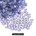 thumbnail image 3 of Uxcell 2880 Pcs Hotfix Rhinestones Flatback Crystal Glass Gems SS10 2.9mm Bright Purple, 3 of 5