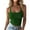 Green, variant on Fanxing Red Womens Ribbed U Neck Tank Tops M Plus Size Shapewear Camisoles Basic Backless Sleeveless Summer Cami Shirts 2025 S-5XL