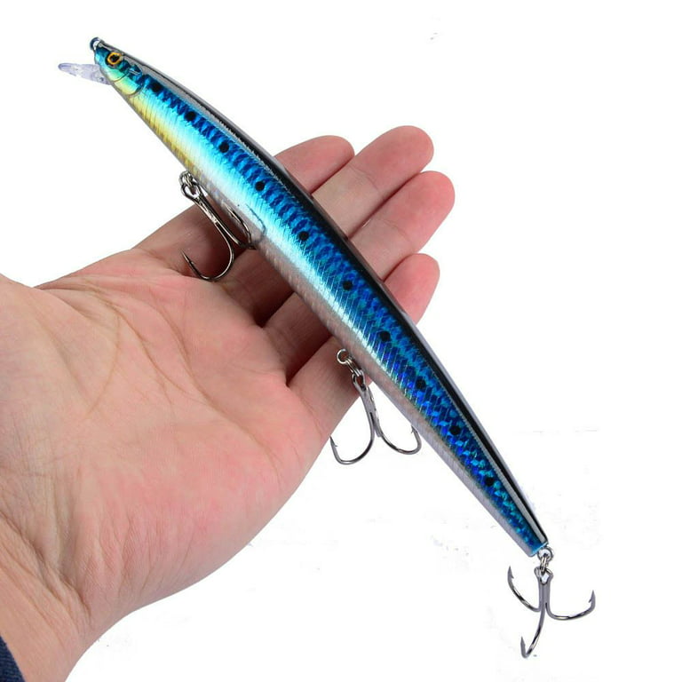 18cm/24g Artificial Large Bass Lures Minnow Lure Hard Bait Swimbaits  Fishing Lures 3