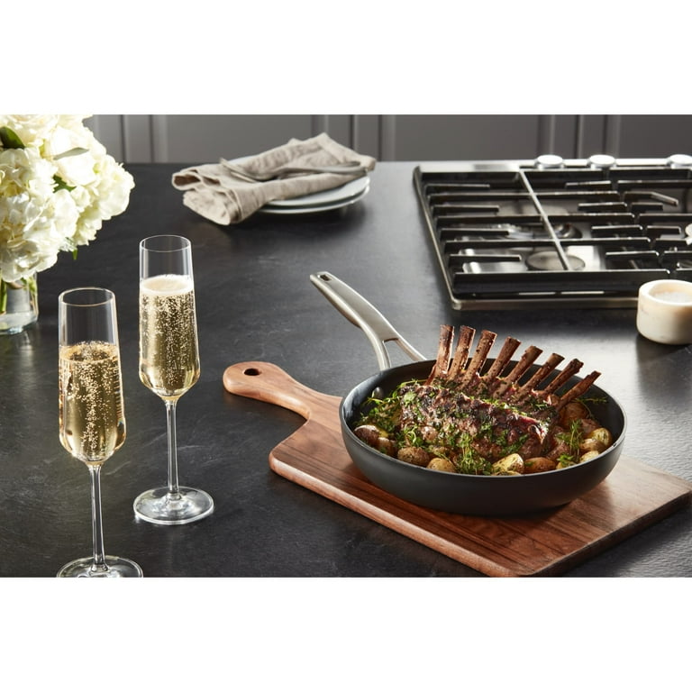 Calphalon Premier Hard-Anodized Nonstick Frying Pan Set - MineralShield 5X More Durable, Oven Safe To 450°F, Dishwasher Safe, Metal Utensil Safe