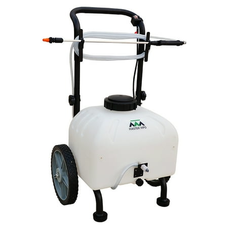 Master Manufacturing Master Gardener Rechargeable Cart Sprayer - 12 Volt, 9-Gallon Capacity, Model Number PCD-E3-009B-MM