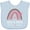 AE-Light Blue, variant on Inktastic Gigi and Papa Love Me Rainbow Girls Baby Bib