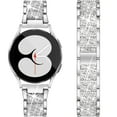 thumbnail image 3 of Yepband 20mm 22mm Bling Stainless Steel Bands for Galaxy Watch 5 4 40mm 44mm /Watch 5 Pro 45mm/Galaxy Watch 4 Classic 42mm 46mm/Samsung Galaxy Watch Active 2 3/Galaxy Watch 3 45mm 46mm Gear S3 S4 46mm, 3 of 6